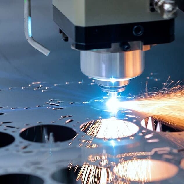 Processing and laser cutting for metal